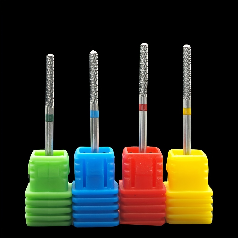

Carbide Nail Drill Bit, Nail File Carbide Nozzle Gel Remover, Nail Cleaner Millings Bit, Tungsten Steel Nail Drill Tool