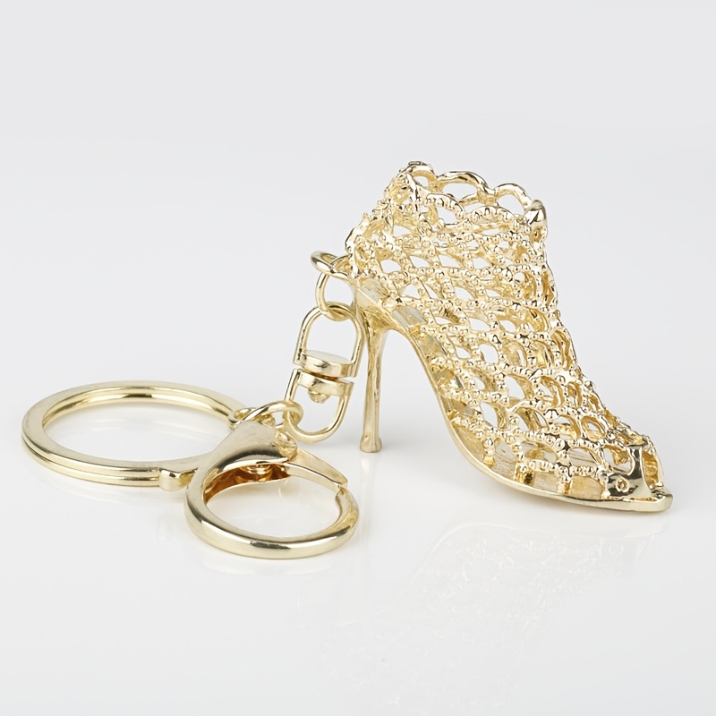 Stylish High Heel Shoe Keychain Accessory For Women, Car Key Pendant Decoration