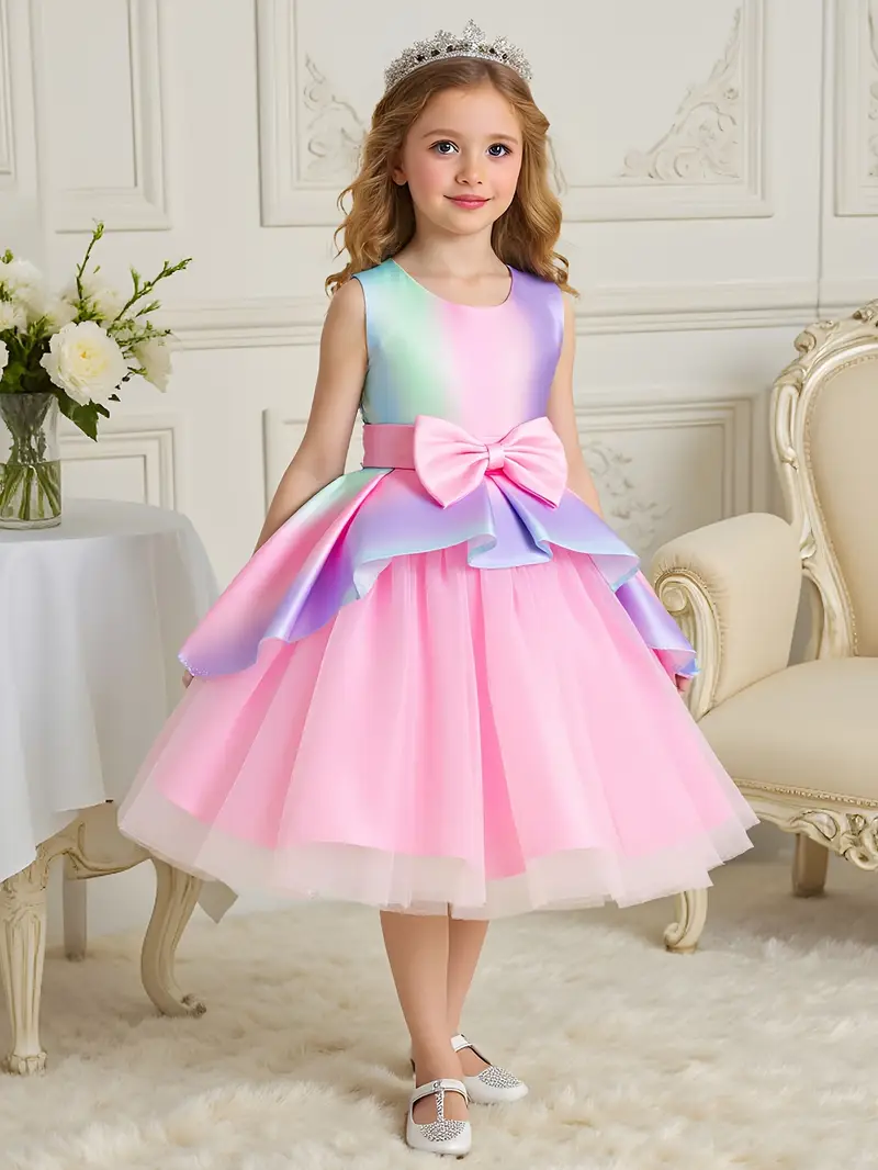 super princess dress Super Brothers Peach Costume Girls Princess Dress Halloween Party Dress Up