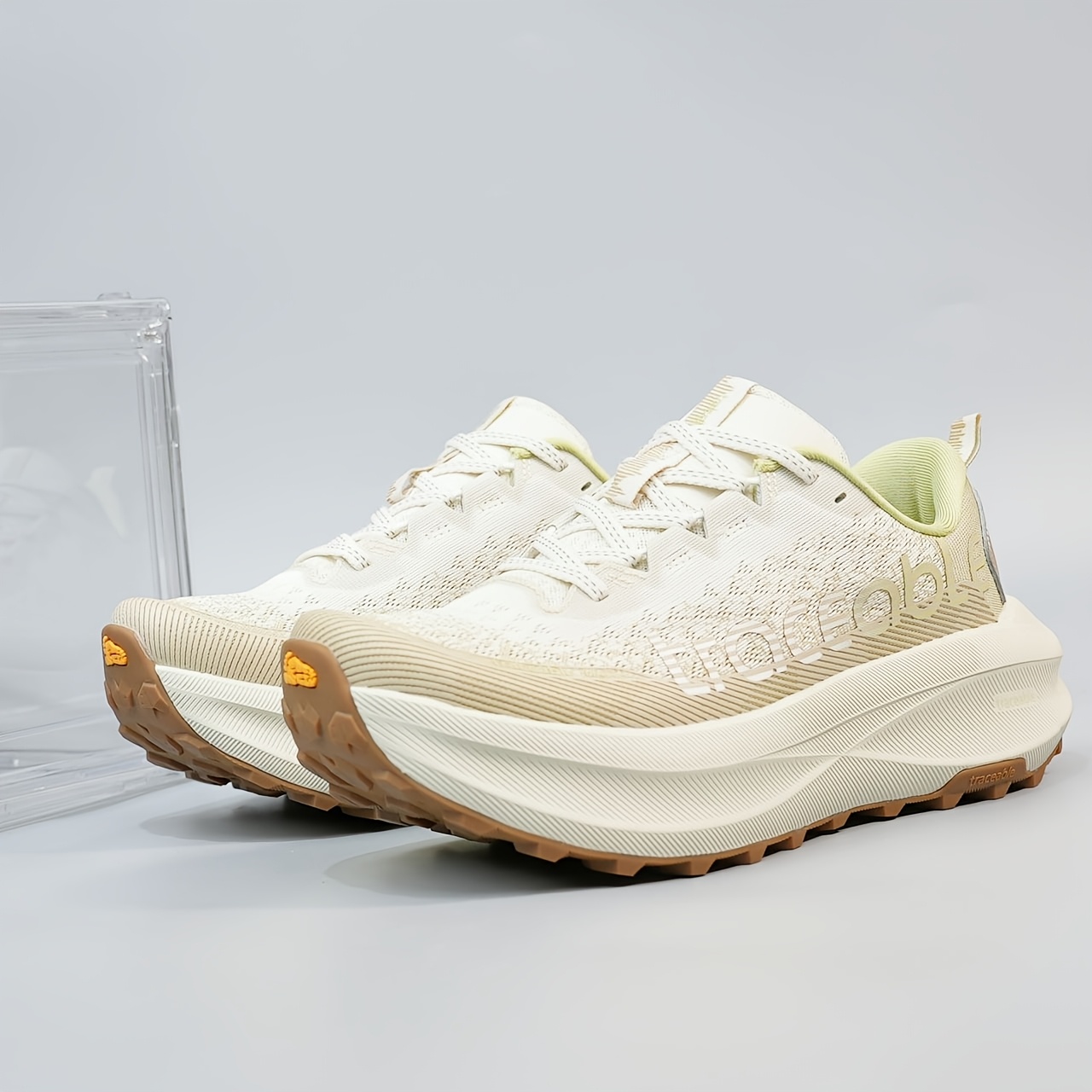 Sneakers, Men's Outdoor Shoes, Lightweight and Comfortable Trail Running Shoes, Anti-Slip Shock-Absorbing Casual Shoes, Fashionable Sports Running Shoes for Men