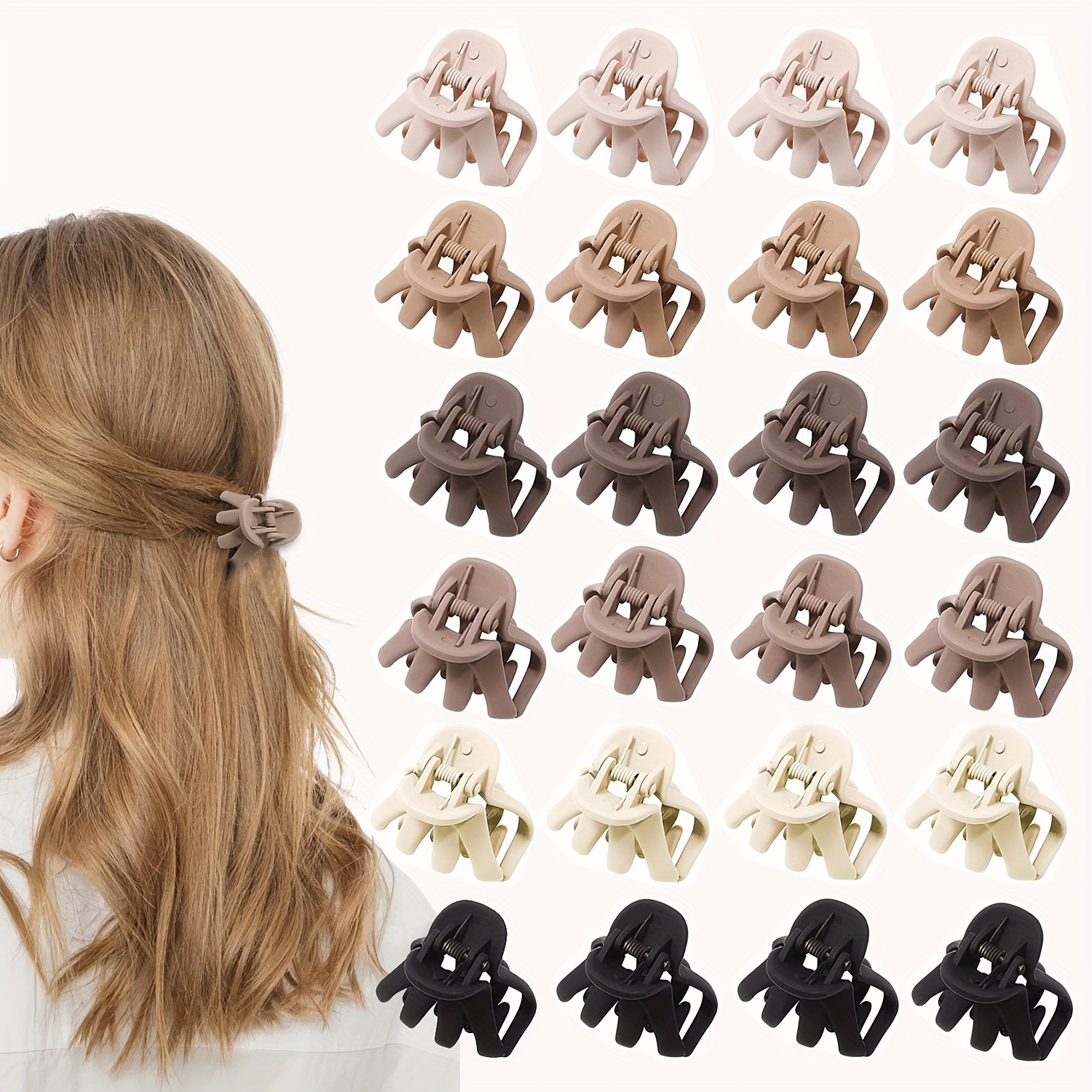 

24 Pcs Small For Women Small 1.57 '' Jaw For Hold