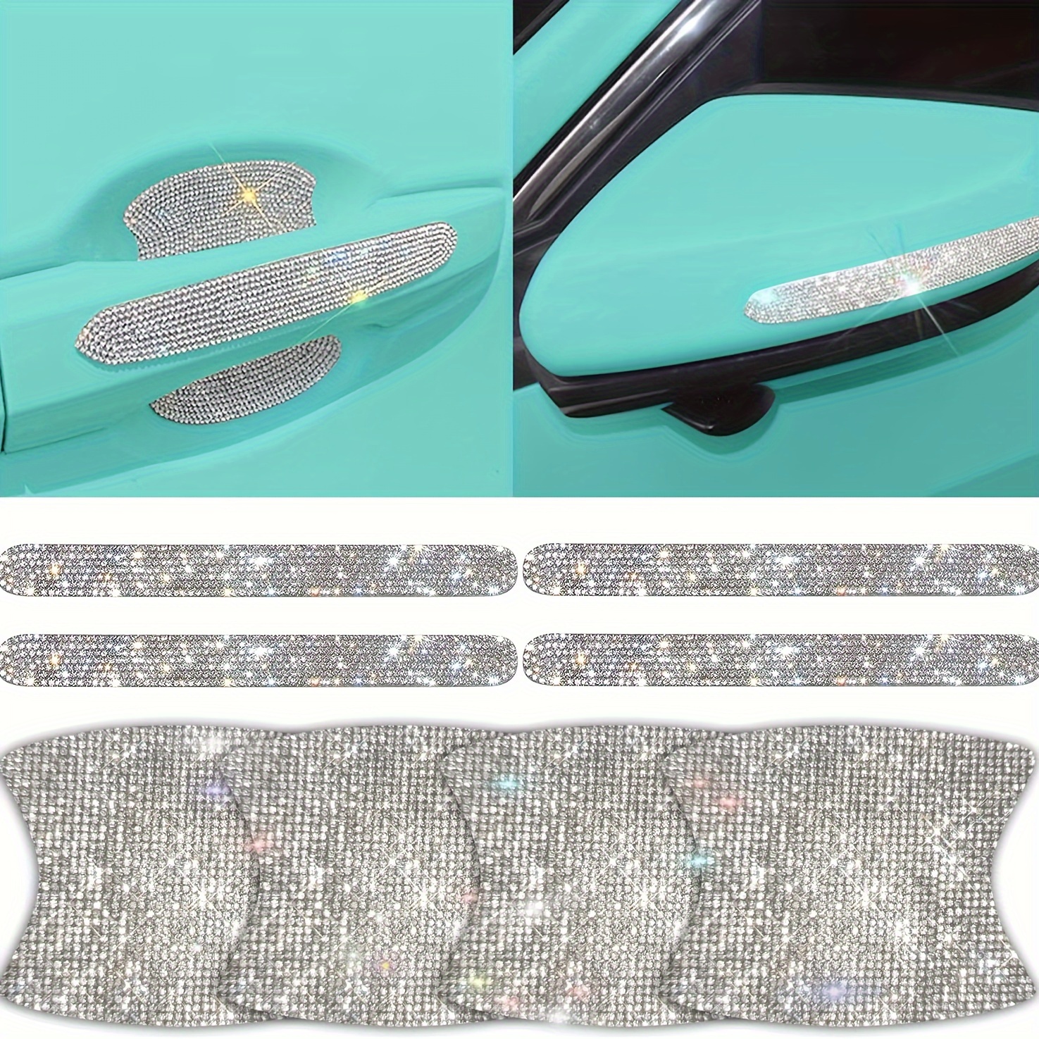 

Shiny Car Protection With Rhinestones, Scratch-resistant