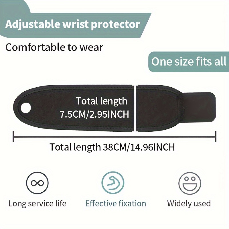 Adjustable ComfortFlex Wrist Support Brace - Ergonomic Fitness & Weightlifting Strap for Men and Women, Black
