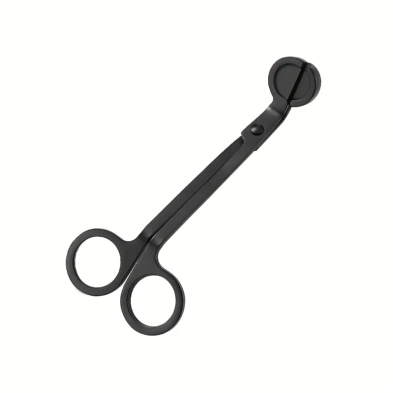 E-shop Bequemer Griff Edelstahl Aromatherapie Kerzenkern-Trimmer - für Aromatherapie und Heimdekoration, geeignet für Halloween, Weihnachten, Ostern,