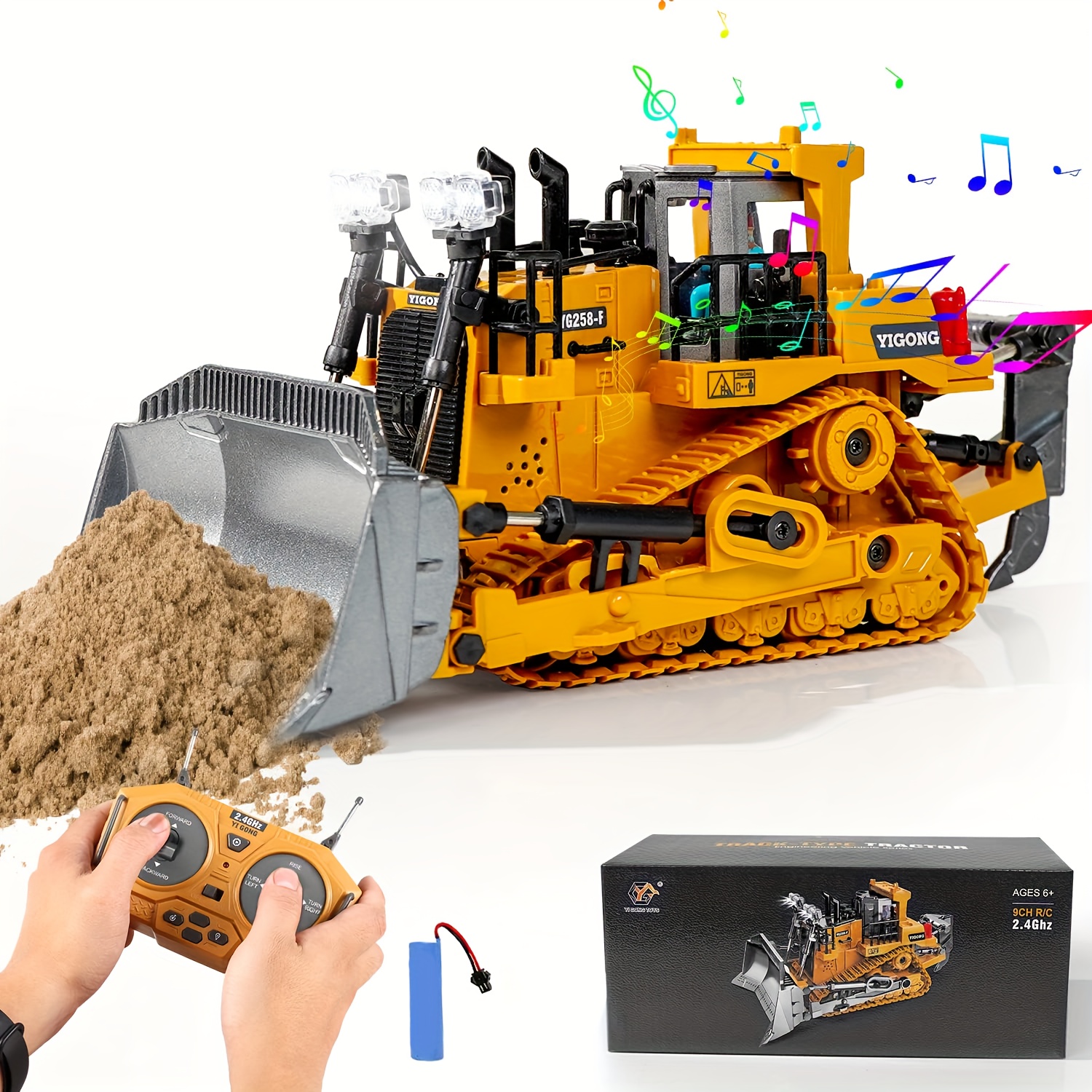 Rc remote control bulldozer online