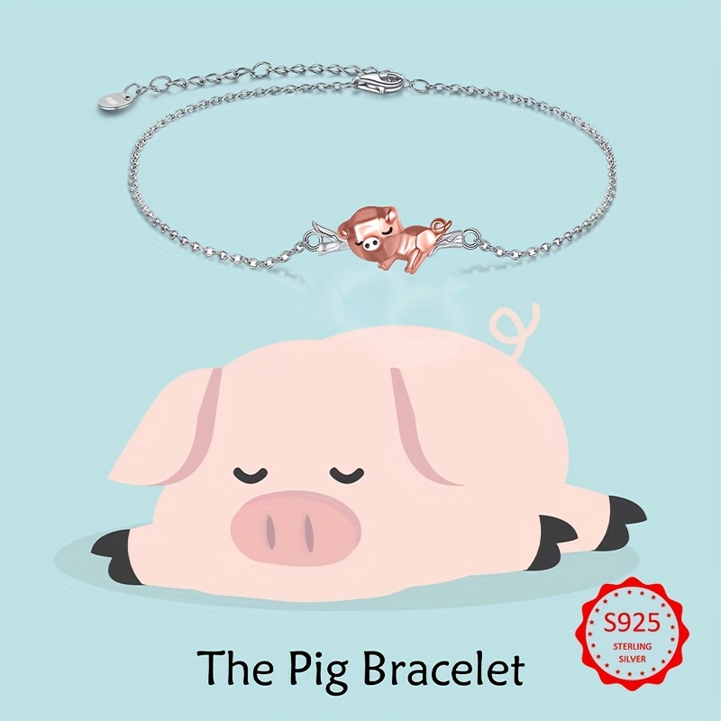 Unique Pig's Trotter Shape Bracelet with Tree Branch Design