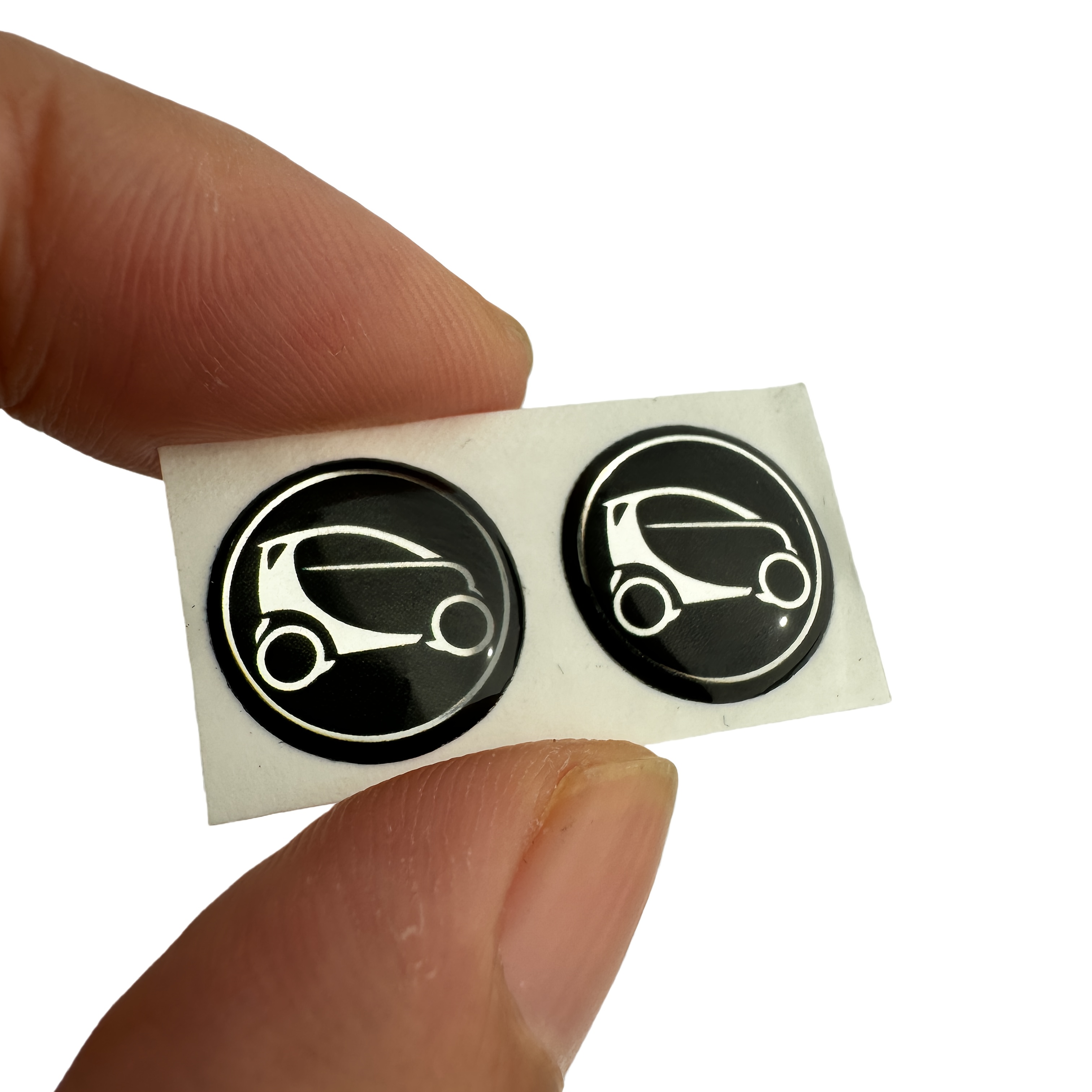 2pcs Car Stickers 2d Automotive Badge Emblem Decals - Suitable For Smart #1 #3 #5 Accessories