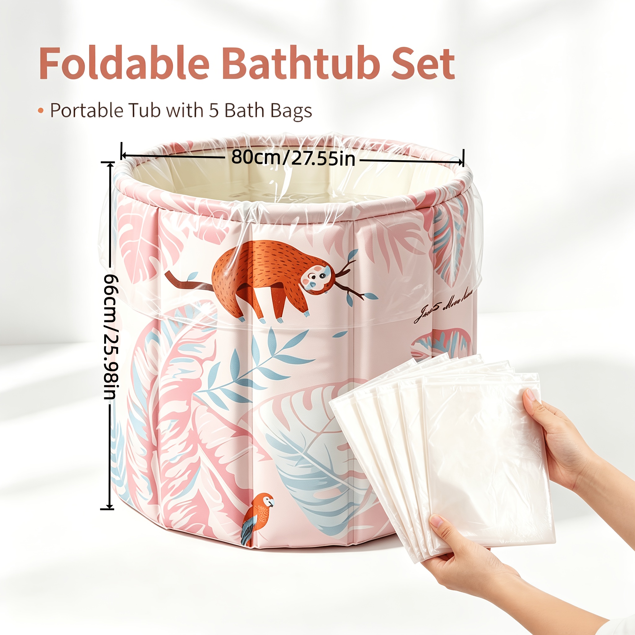 Inflatable Standalone Bathtub for Hot and Ice Baths