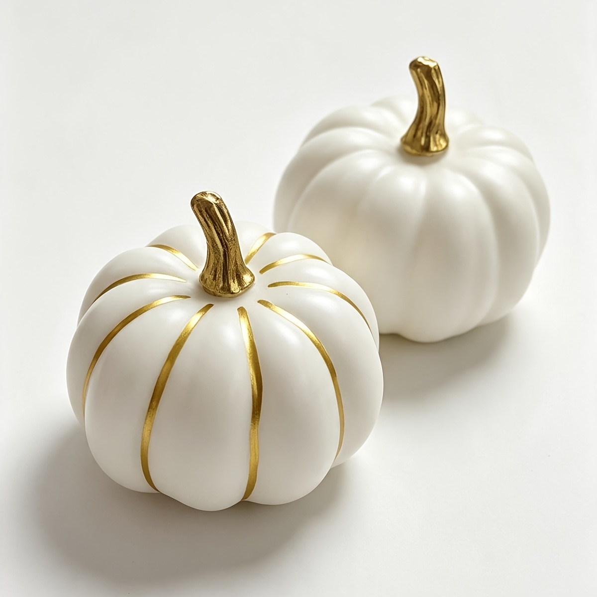 2pcs Halloween Pumpkin Decorative Ornaments, For Halloween Entryway, Bookshelf, And Dining Tabletop Decoration