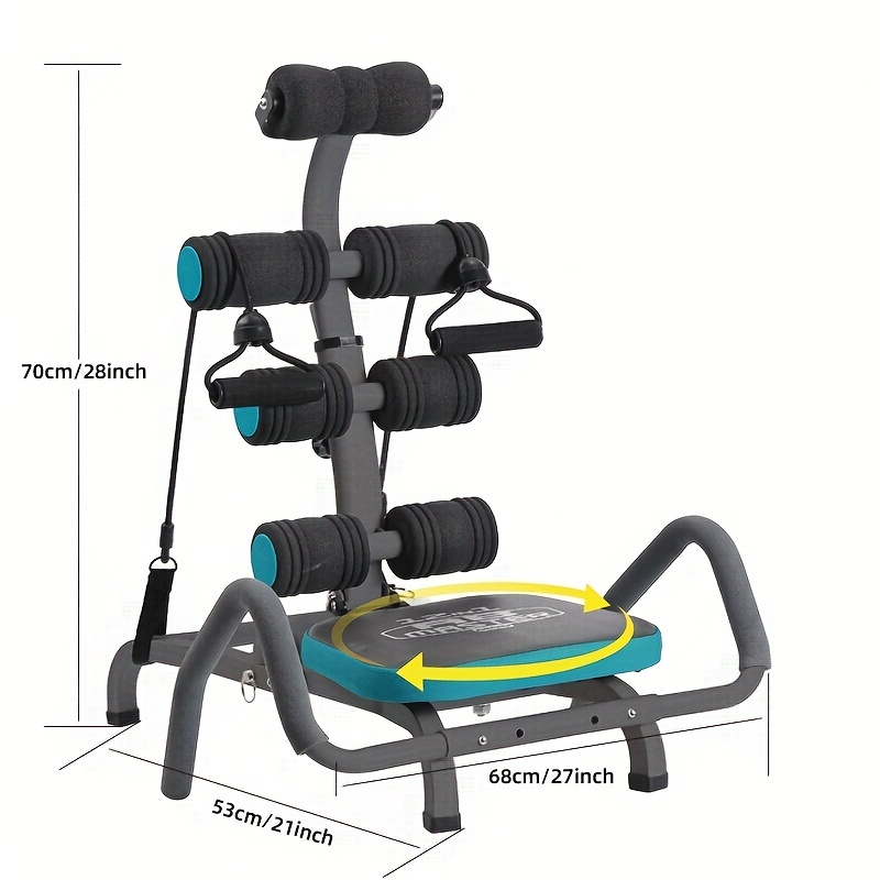 fitness rocking chair multifunctional fitness device yoga fitness chair tummy control machine sit up boating   fitness stretch rope halloween christmas gift 2