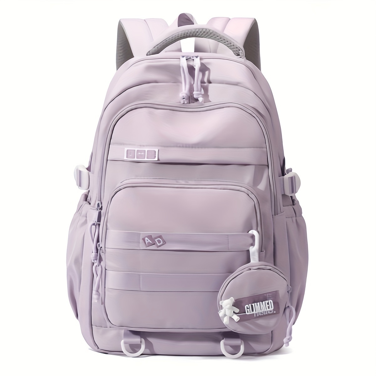 Image of 1pc Leisure Rucksack Backpack, Large Capacity Lightweight Daypack, Fashionable Backpack For School Or Travel