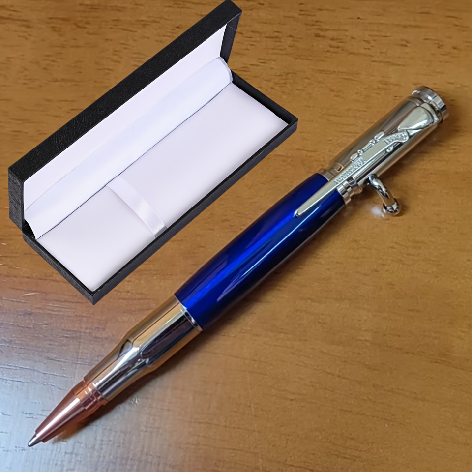 TEMU Personalized Design Pen/provided 1pc Metal High-quality Elegant And Fashionable Customized Copper Gel Ink Roller Ball Pen/jewel Pen - Smooth