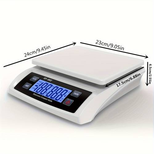 sf-802 66 lb 30kg mutfak ve kargo paketleri için elektronik tartı (adaptör fişi dahil değildir)