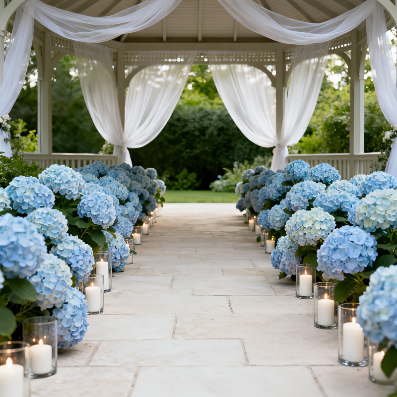 item picture 3 bunches of large blue artificial suitable for weddings home garden balcony party office dining table birthday and other home decorations and holiday decorations luxurious floral centerpiece thanksgiving