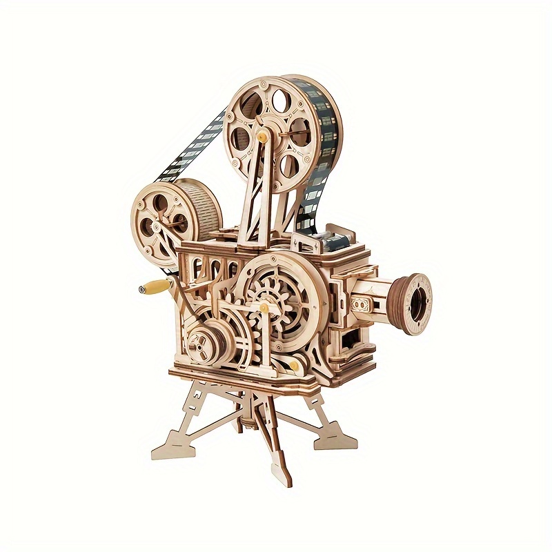 

Vitascope Movie Projector 3d Wooden Puzzle Set Toys Birthday Gifts-lk601 Christmas Gifts