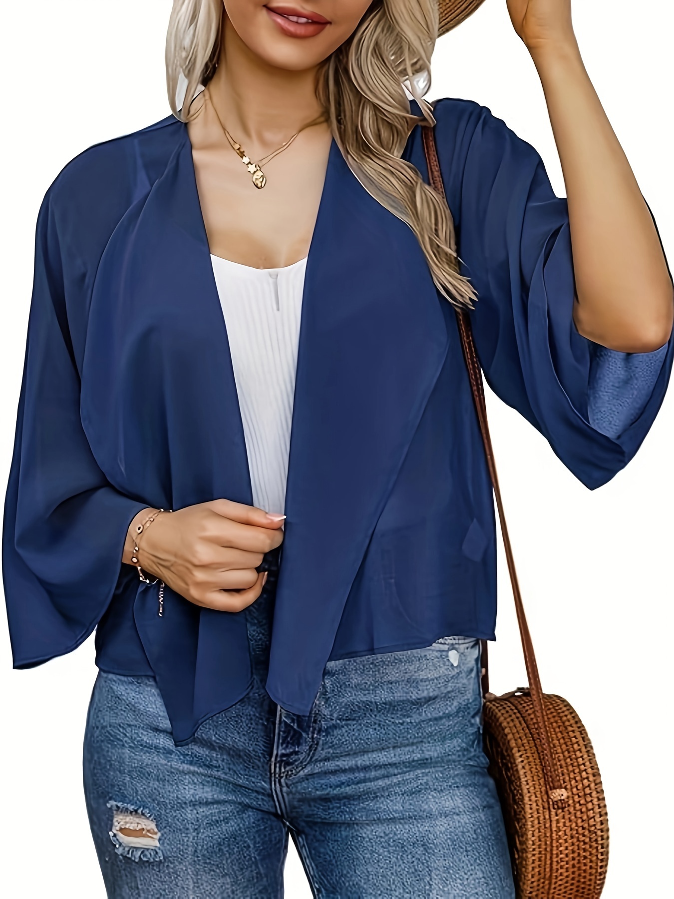 Kimono Cardigan Short Open Front Cardigan Eileen Fisher Open Front