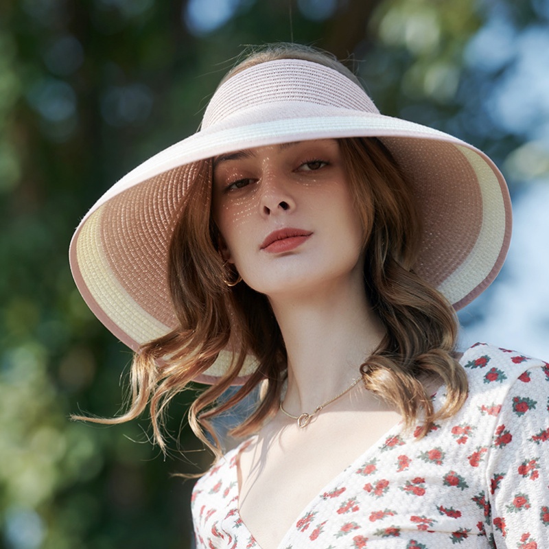 womens wide brim sun visor hat uv protection breathable - Temu display picture 1