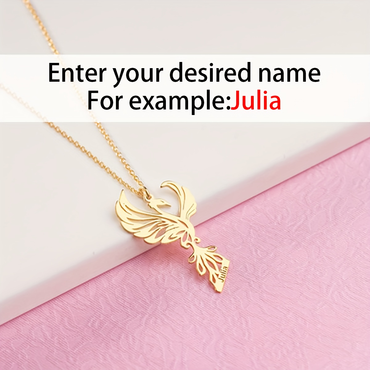 TEMU Collier avec pendentif personnalisé | Acier inoxydable 304L | Pendentif | Cadeau de la mythologie grecque antique | Cadeau d'anniversaire/Cadeau