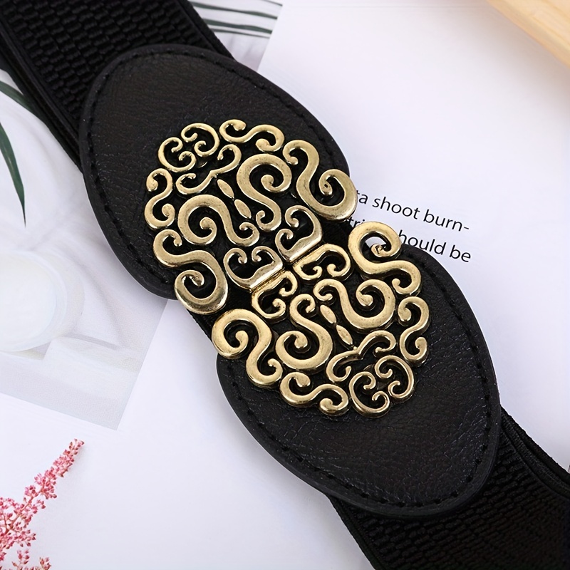 Image of New Elastic Simple Versatile Waist Belt, Fashionable Casual Waist-cinching Women's Belt