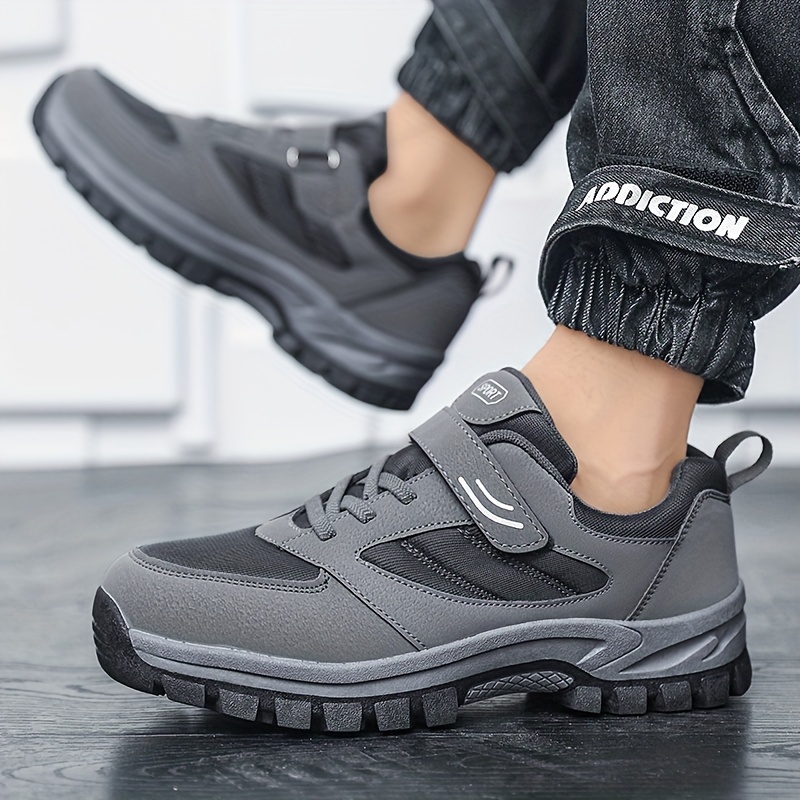 Hiking Shoes Mens Shoes Velcro Fastening Casual Shoes Velcro