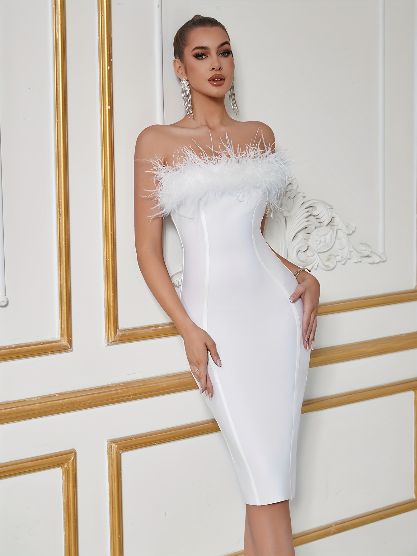 Damenkleid Vintage Style - Lässiges Sommerkleid Mit Spitze Für Strand & Freizeit