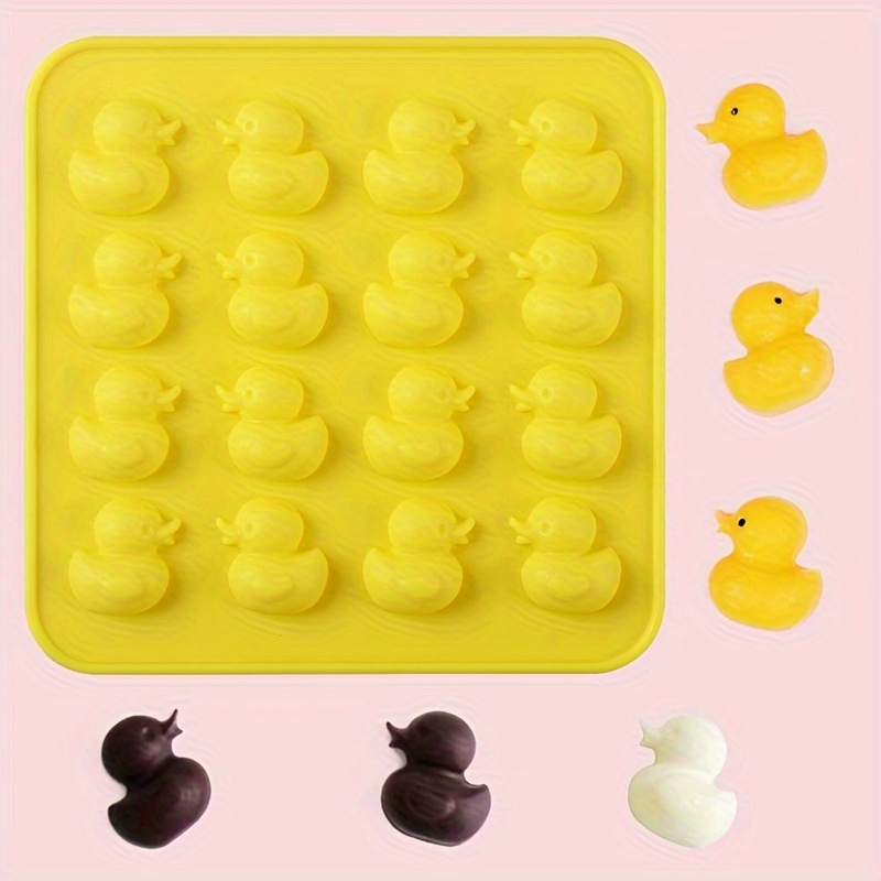 

1pc 16 Silicone Yellow Duck Chocolate Mold