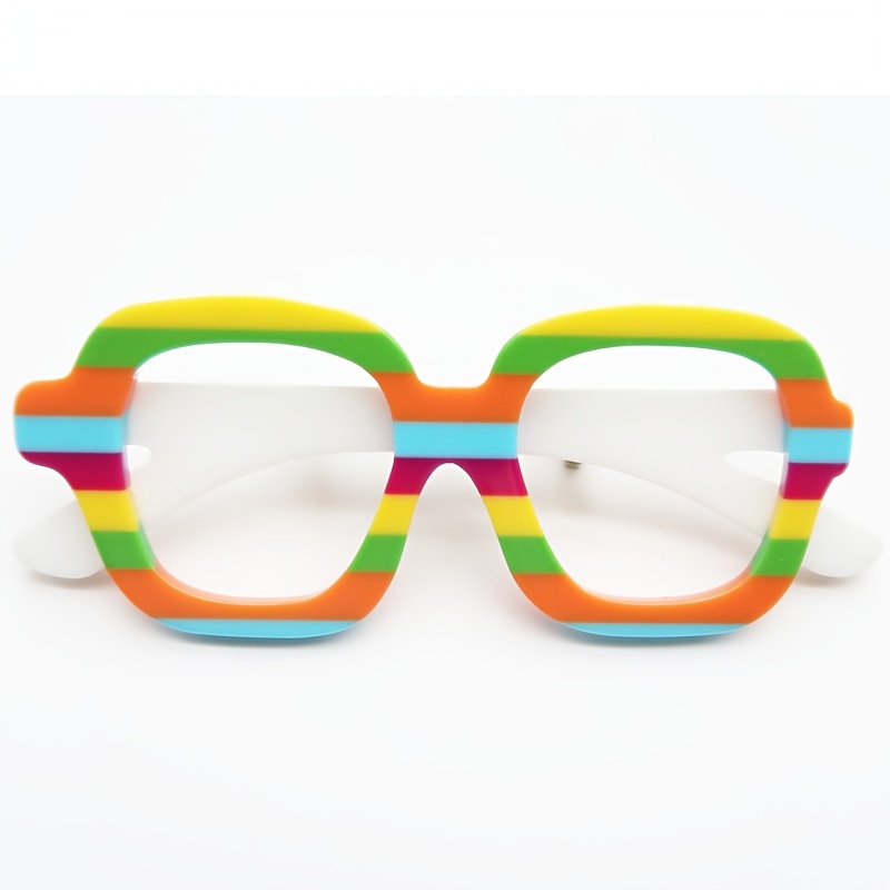 

1pc Glasses Shaped Acrylic Brooch Personality