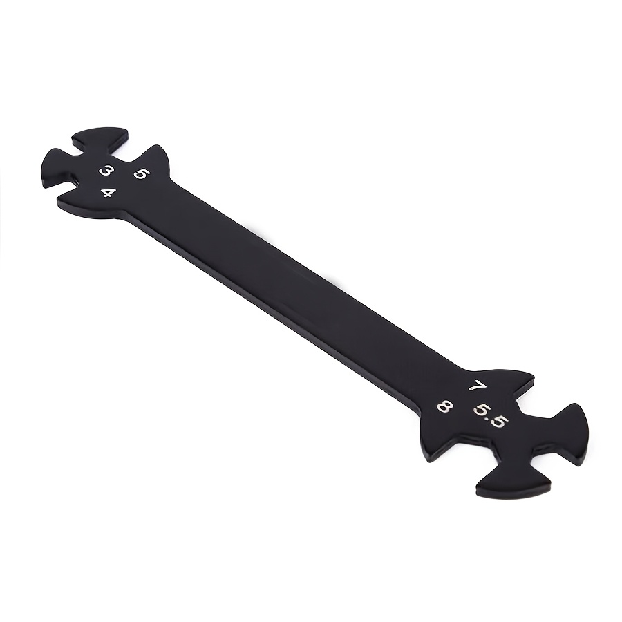 TEMU 6-in-1 Multifunctional Open-end Wrench For Model Aircraft/remote Control Models, A Tool For Model Maintenance, Suitable For 3/4/5/5.5/7/8mm