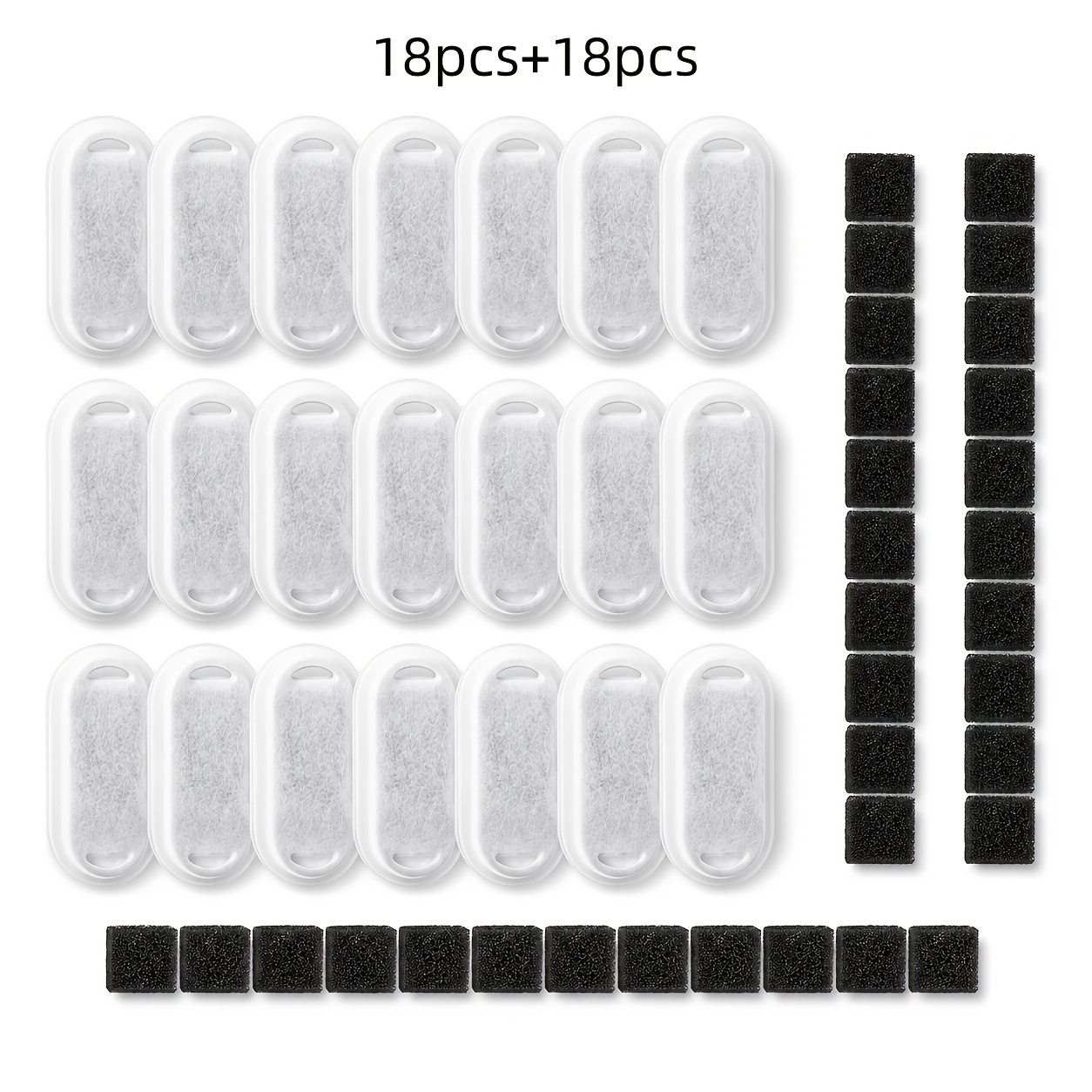 TEMU Set di 36 filtri di ricambio per per (18 filtri e 18 ) - Facile da installare - Compatibile con per .2L/74OZ - Purificazione a lunga ,