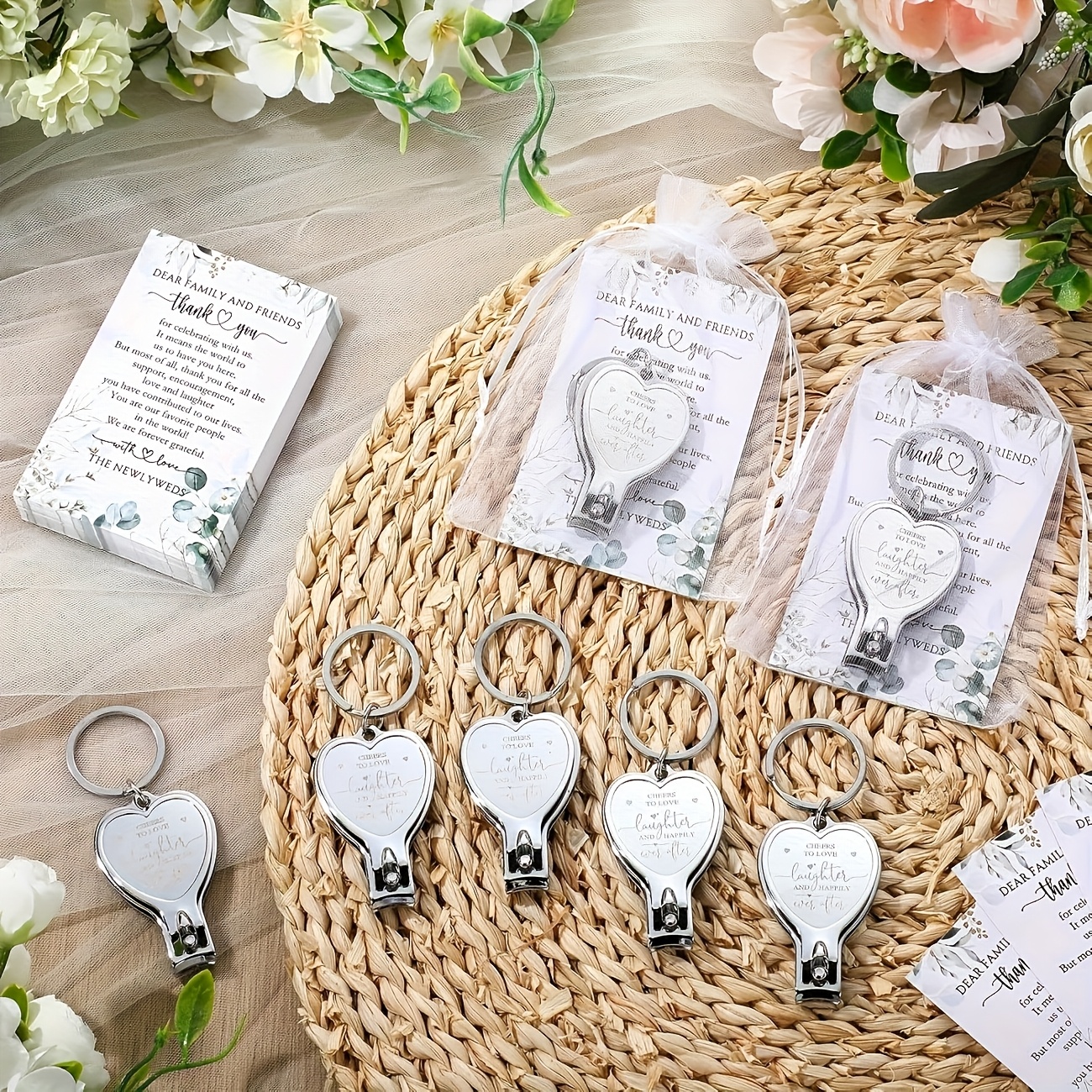 Customized Heart-Shaped Multi-Purpose 3-in-1 Gift Nail Scissors