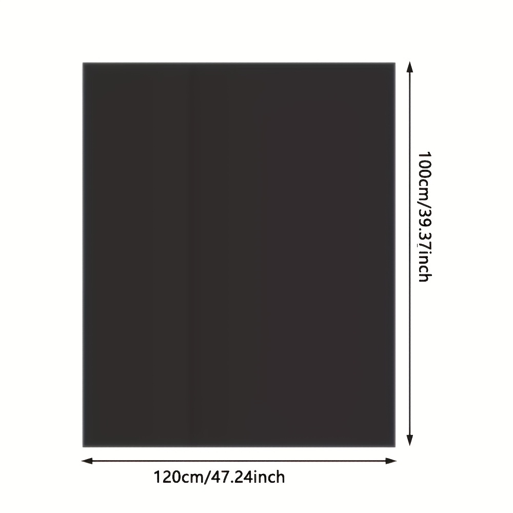 TEMU 50pcs Flat Bottom Extra Large Trash Bags, Hotel, Property, Sanitary Commercial Heavy-duty Black Garbage Bags For , Supermarkets, And Hospitals,