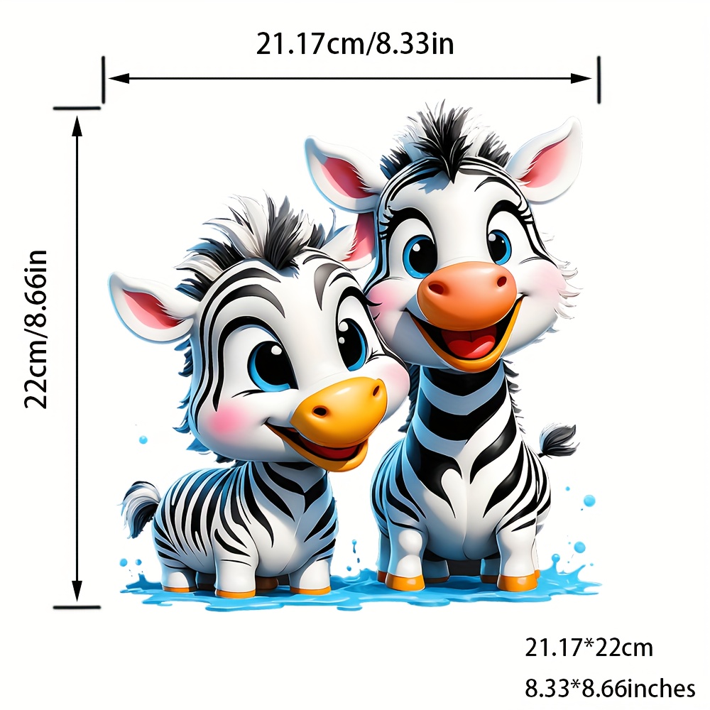 2 Cute , Fashion Hot Transfer Vinyl Patch, Diy Ironing Patch For Diy T-shirts, Jeans, Coats, Backpacks, Hoodies, Hats And More