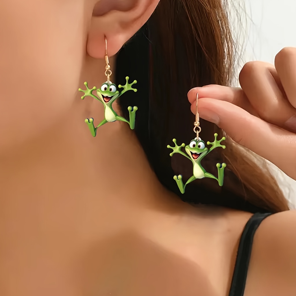 

1pc, Acrylic 2d Earrings, Cute Women's Ear Jewelry, Festive Party Gift, Diy Bead Jewelry Accessories, Chain & Pendant Material