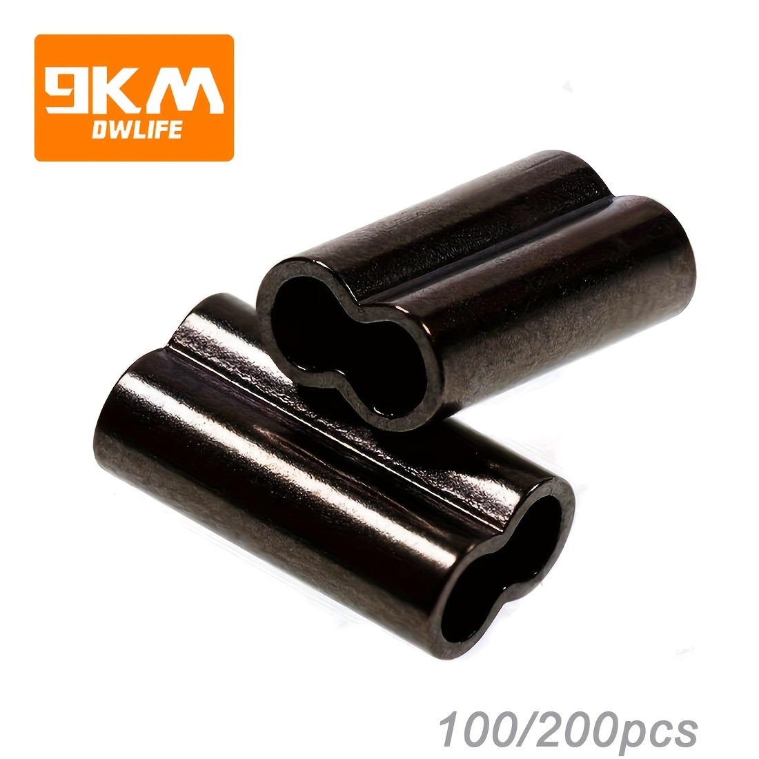 JSHANMEI Fishing Barrel Swivels High Strength Fishing Swivels Solid Ring Fishing