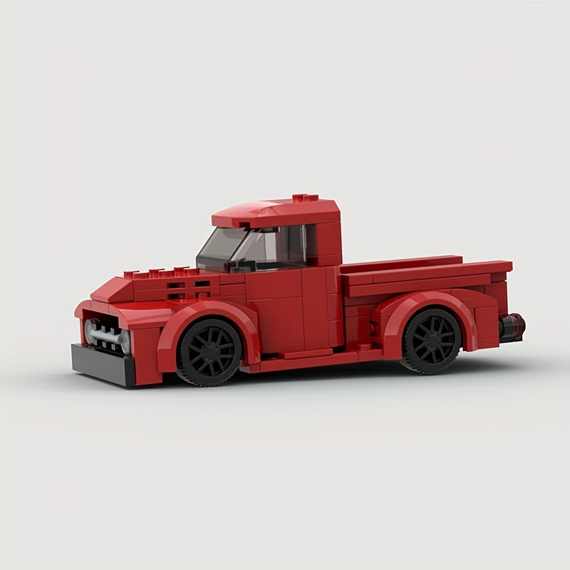 Shops Red Pick up Truck building set