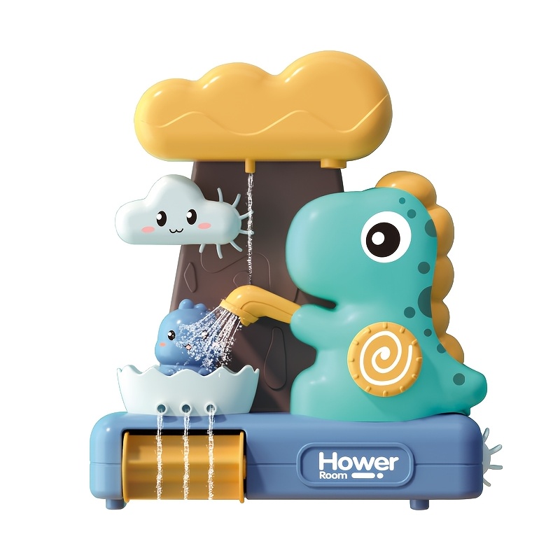 Image of Cartoon Dinosaur Shaped Bathroom Toys, Spinning Toys, Christmas Gifts, Halloween, Thanksgiving, Boy Toys, Girl Toys, Gift Toys