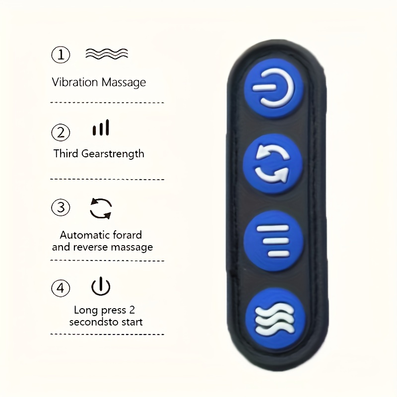 usb rechargeable electric u shaped massage pillow for neck support ideal for   home relaxation Product details 3