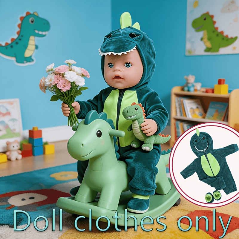 Image of Ew And Stylish Onesies For Dolls (doll Not Included). Animal-themed Outfits To Children's Love For All Kinds Of Animals And Offer A Wide Of .