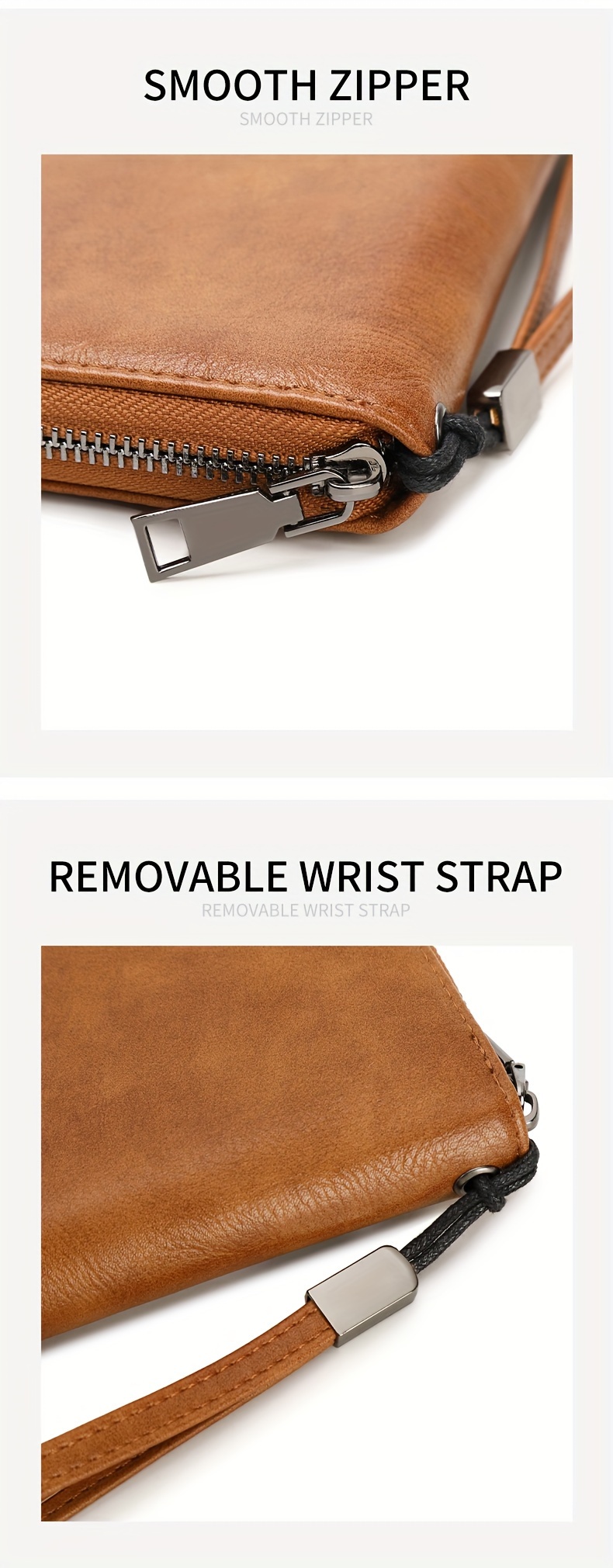 MIYIN Women's Wallet, Vintage PU Long RFID Blocking Large Capacity, 36 Card Slots & Zipper Pocket, Accordion Clutch with Wrist Strap, for Business / Credit Card Organizer