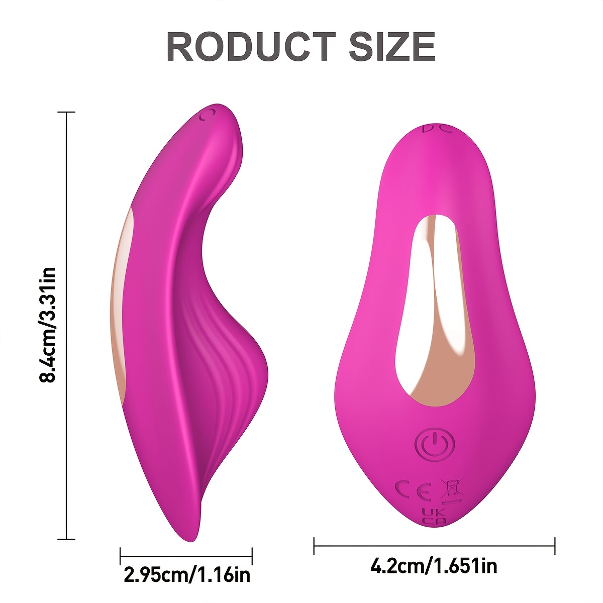 tragbarer   für frauen, mit 9 vibrationenmodi, app-fernsteuerung, mini-schmetterlings-rosen- ,   für frauen und paare – intimspielzeug Produktdetails 2