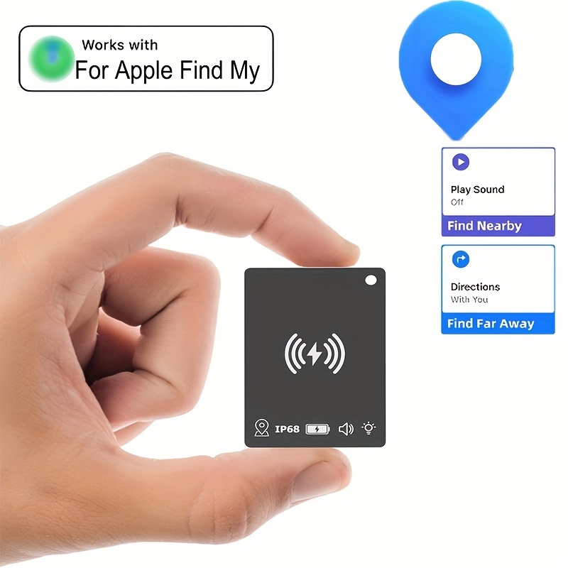 Image of Mini Smart Card Compatible For Find App & Find - Gps Location Device Suitable For Wallet, Keys, Luggage, Id Cards, Trackers, Item Finder Tag, Holiday Gifts