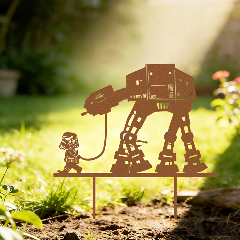 E-shop 2D Flat - 【2D Flat】 2D Flat - [2D Flat] [2D Flat] . Star Wars Sturmtruppen Logo Retro Metall Plakette Gartendekoration, Freistehende
