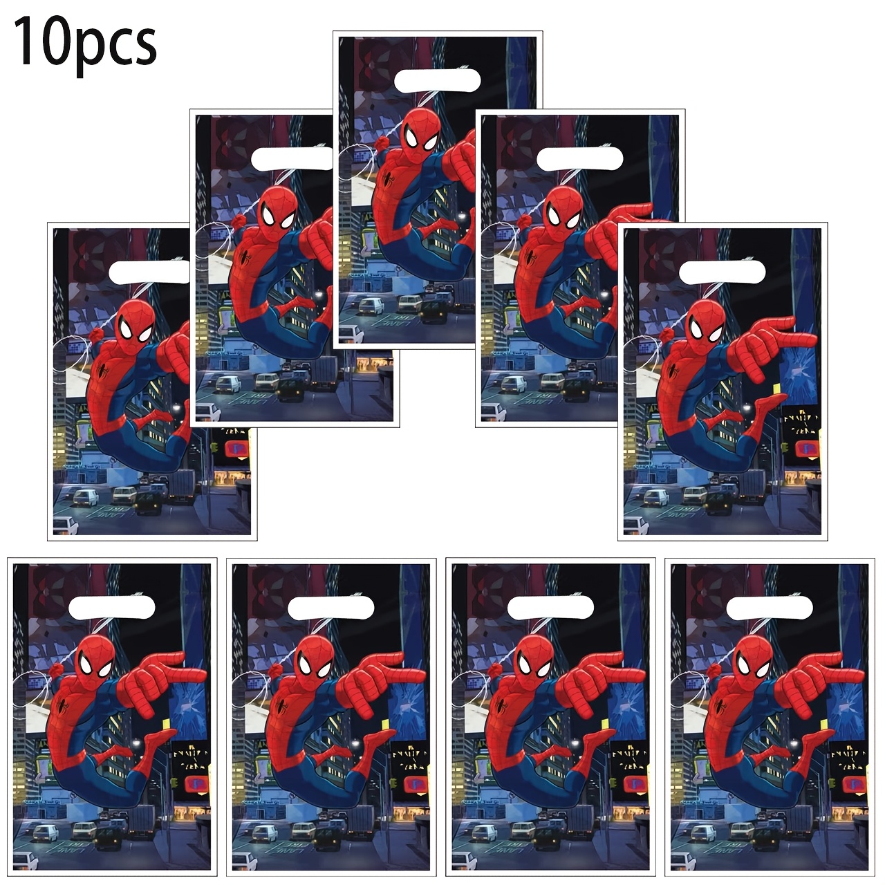 E-shop Geschenk für Sie/Ihn Party-Geschenkbox-Verpackung – 10 Stück Marvel Geschenktüten, Party-Geschenkbox-Verpackung, Themen-Partyzubehör für Feiern