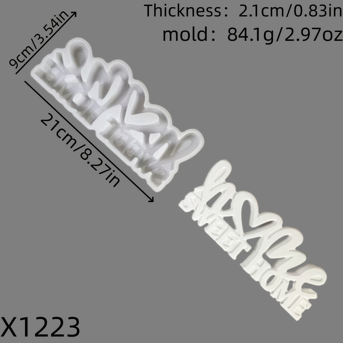 E-shop Harz Silikonform Sweet Dekorative Silikonform Kerzen Silikonform Gips Dekorative Silikonform Heimdekoration Epoxidharzform 84.1 X1223