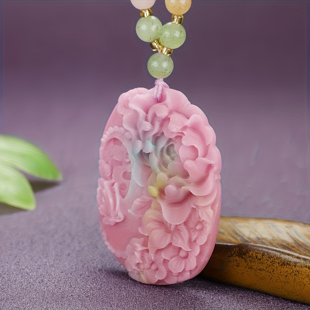Fashionable Multi-Coloured Pendant Necklace, Elegant Style