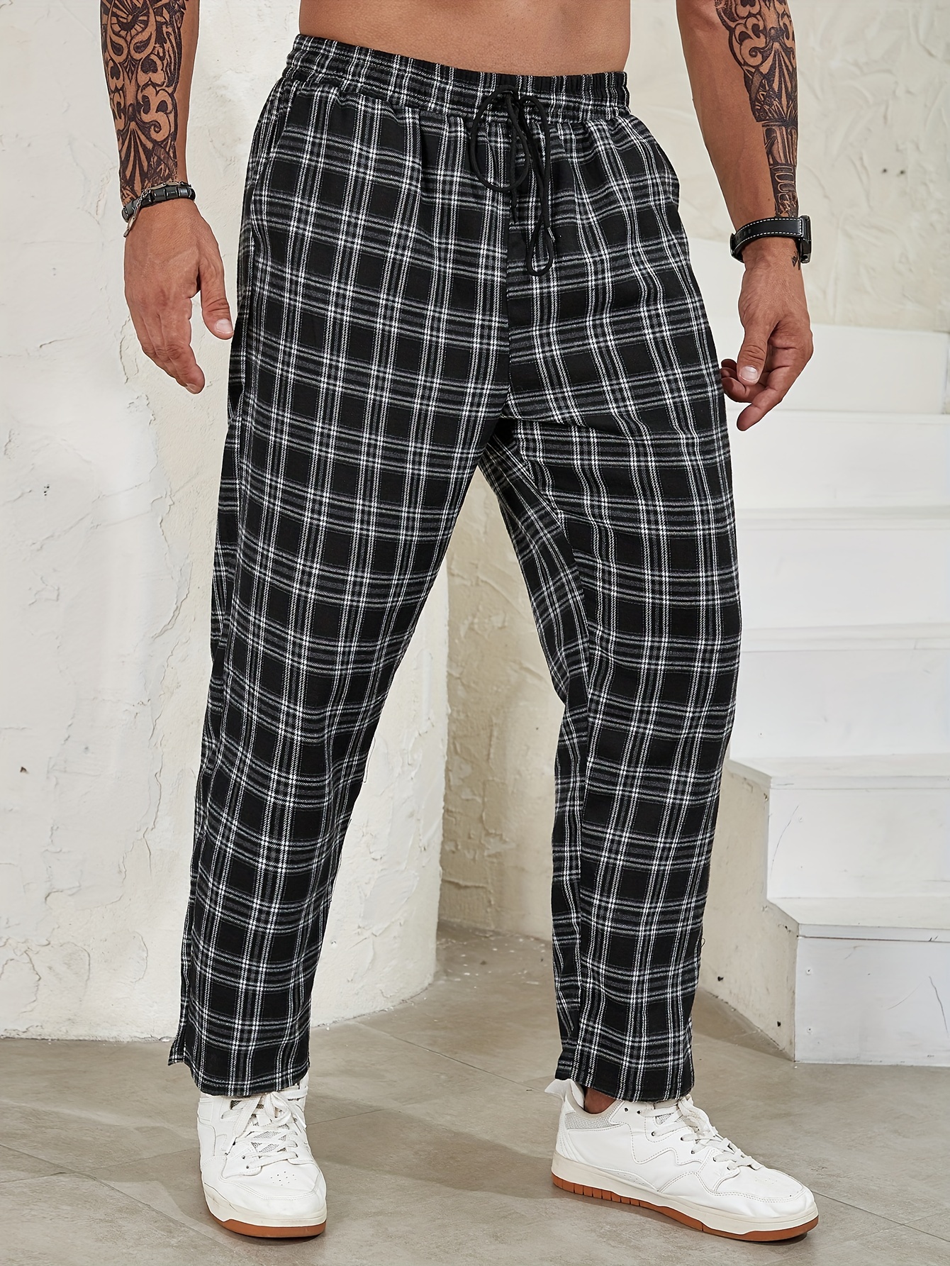 Pj Pants Men Plaid - Temu - Page 6