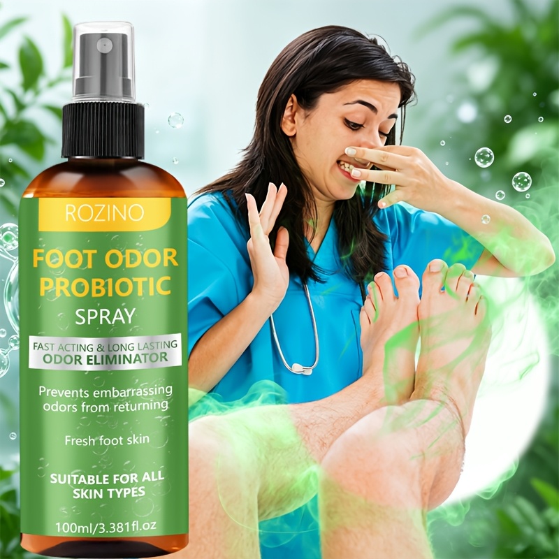 100ml   deodorant probiotic spray   and long lasting deodorant that prevents embarrassing odors from reappearing suitable for     sock and shoe odors Product details 1