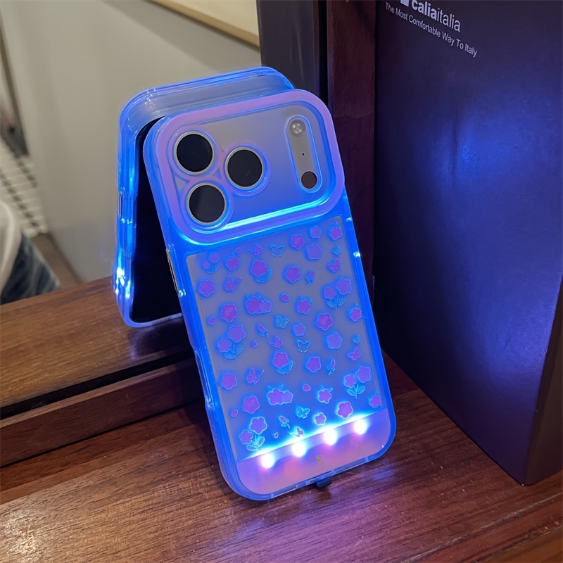 flashing phone case sold on Temu United States