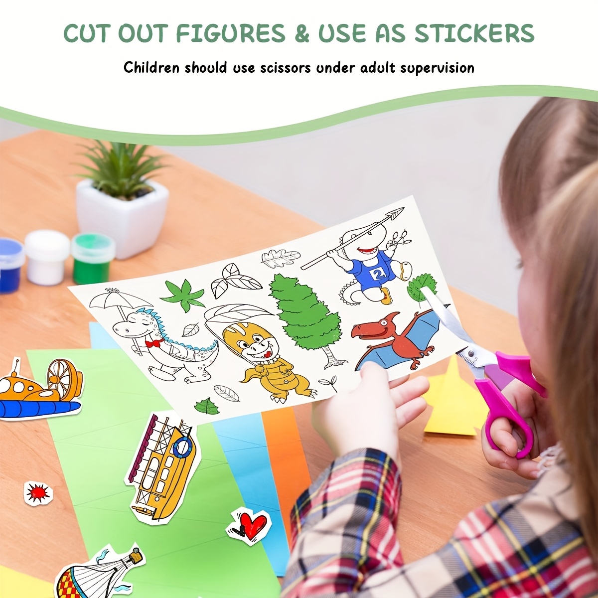 3 Years Kids Creative Doodle Roll 3 05meter Large DIY Coloring Paper