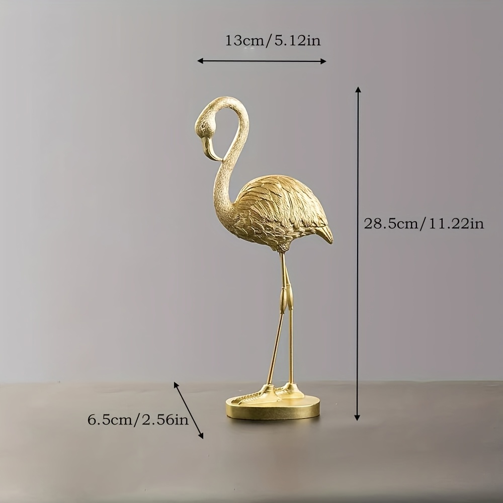 Image of Flamingo- Home Decor - Modern Minimalist Resin Art, Ideal For Living Room, Tv Stand, And Bar Cabinet